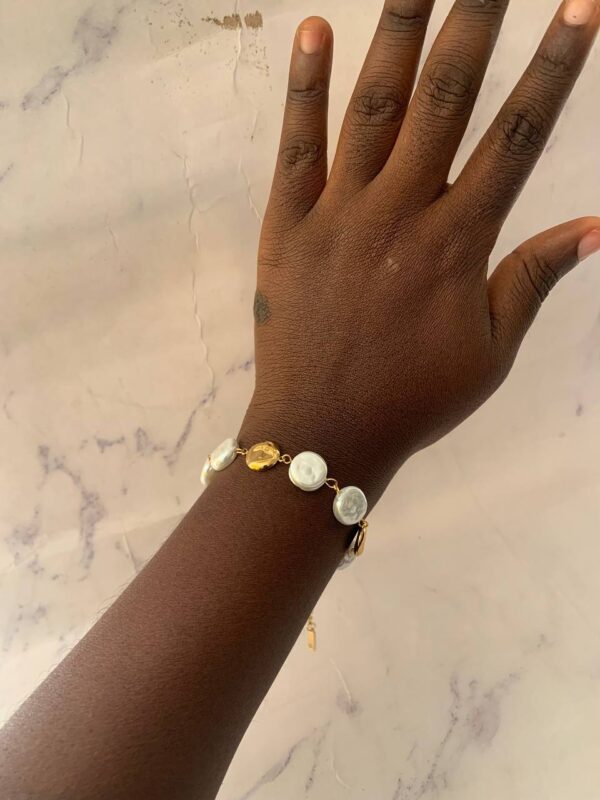 PEARL STEEL BRACELET