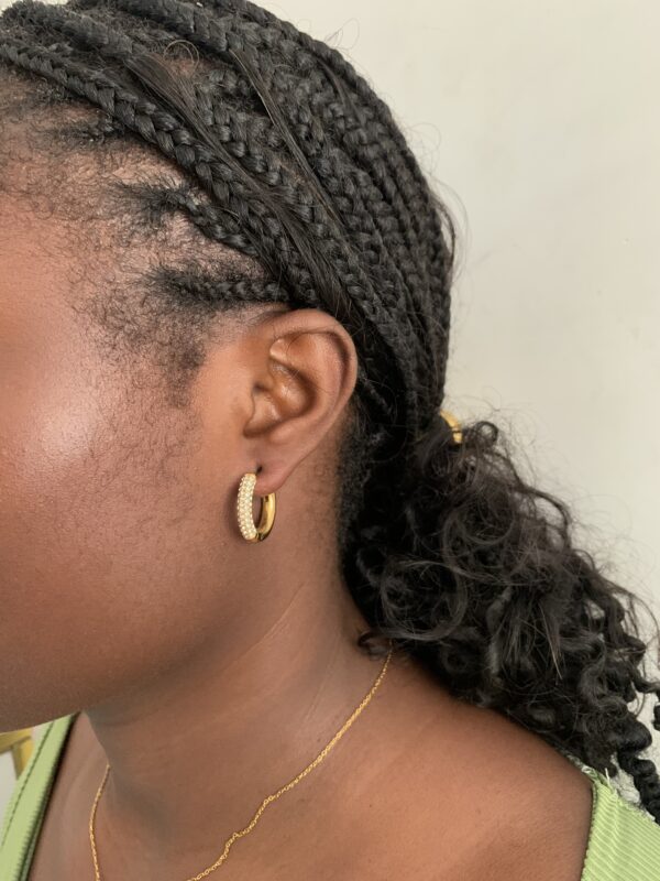 DAIMOND HUGGIE EARRING - Image 2