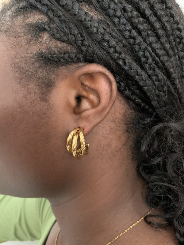 BIG 3MINI HOOP EARRING - Image 2