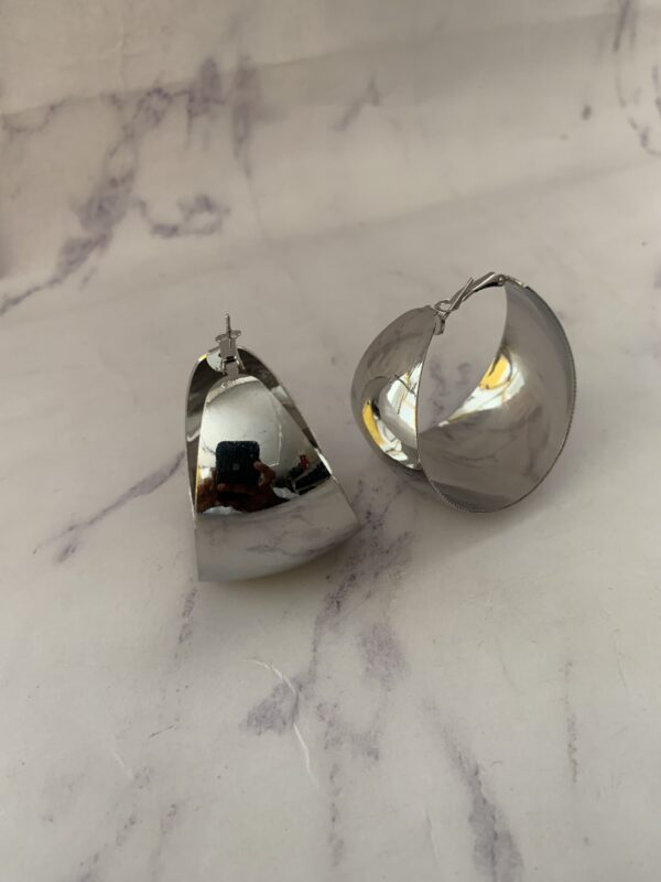 BIGGIE SILVER EARRINGS