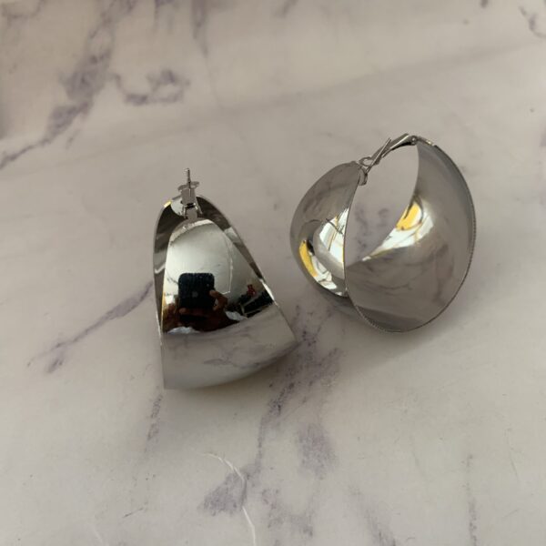 BIGGIE SILVER EARRINGS