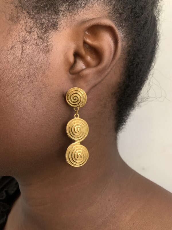 3SWIRL EARRING - Image 2