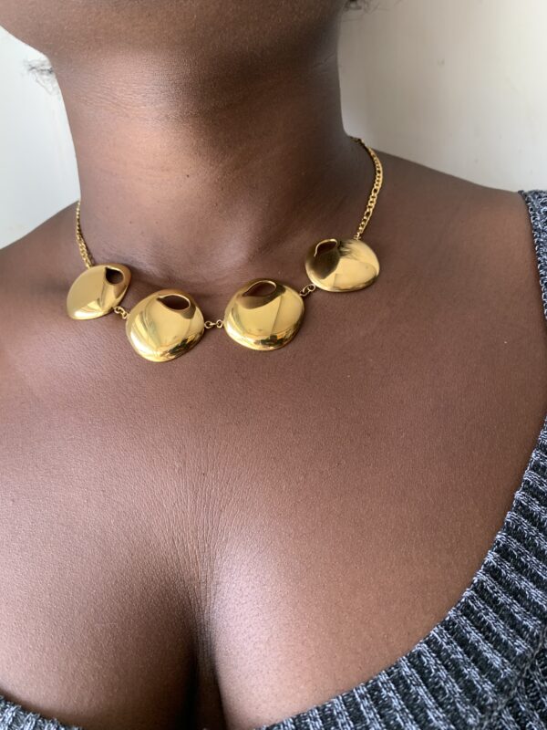 DISK GOLD NECKLACE - Image 2