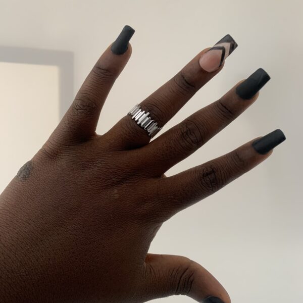 ADJUSTABLE CHANNY RING SILVER