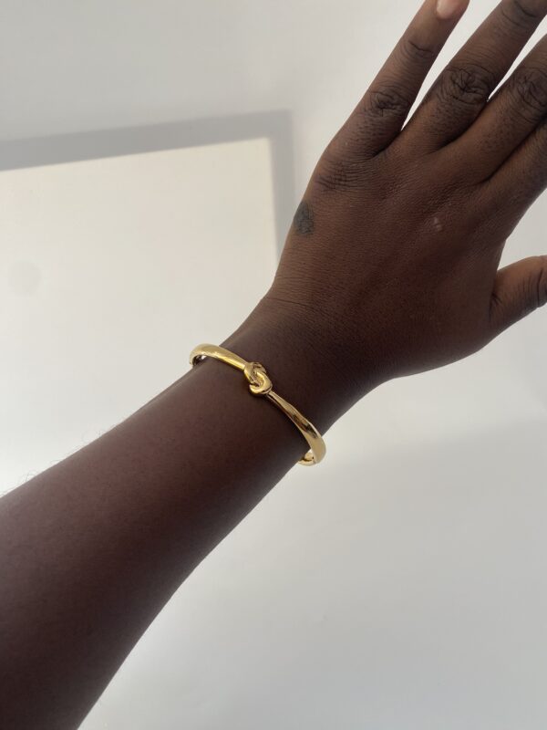 KNOT CUFF BANGLE GOLD