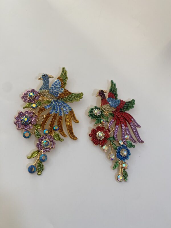 BOG PEACOCK BROOCH - Image 2