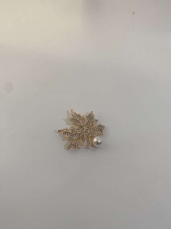 ROSE MAPPLE PEACH BROOCH - Image 2