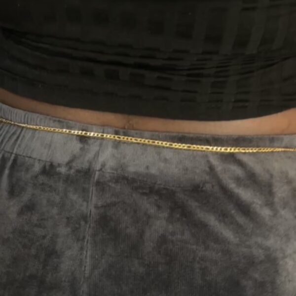 3MM CUBAN WAISTCHAIN 2[35INCHES]