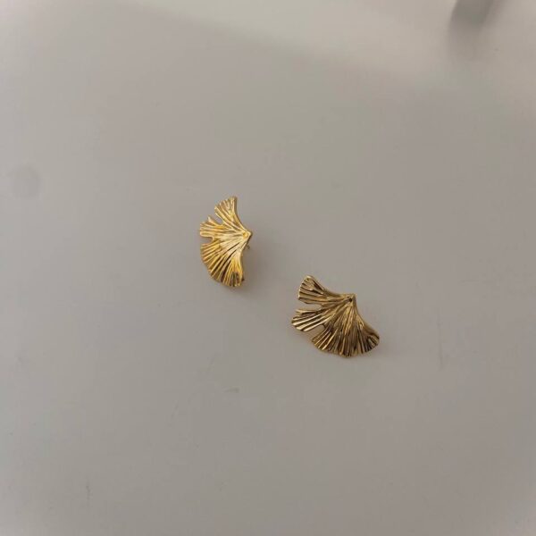 BILOBA LEAF EARRING