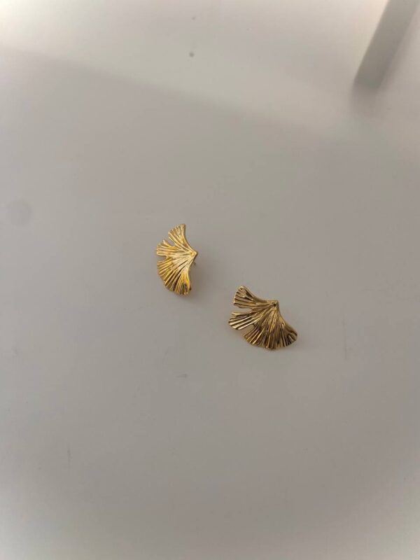 BILOBA LEAF EARRING