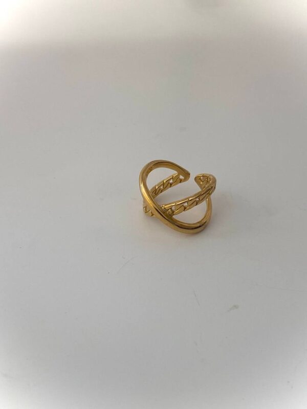 CUBAN CROSS RING SIZE 10 - Image 2