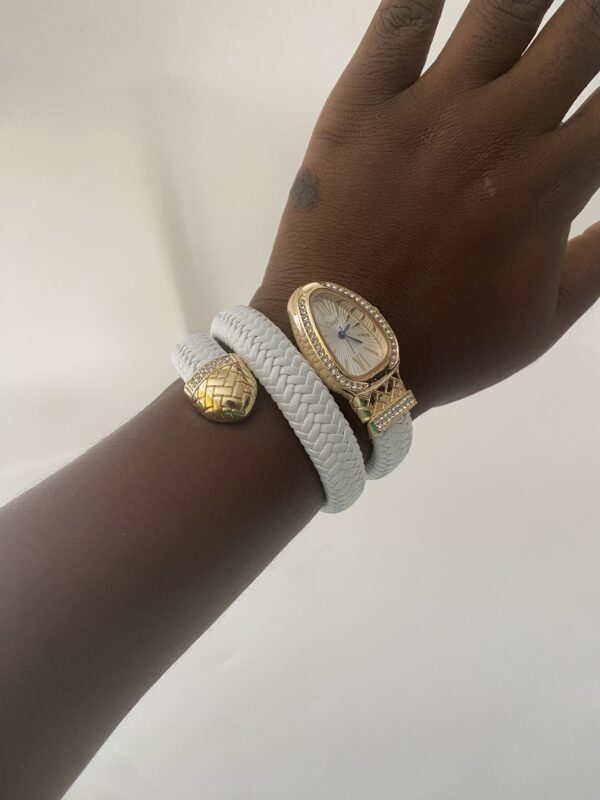 WHITE WRAP WATCH