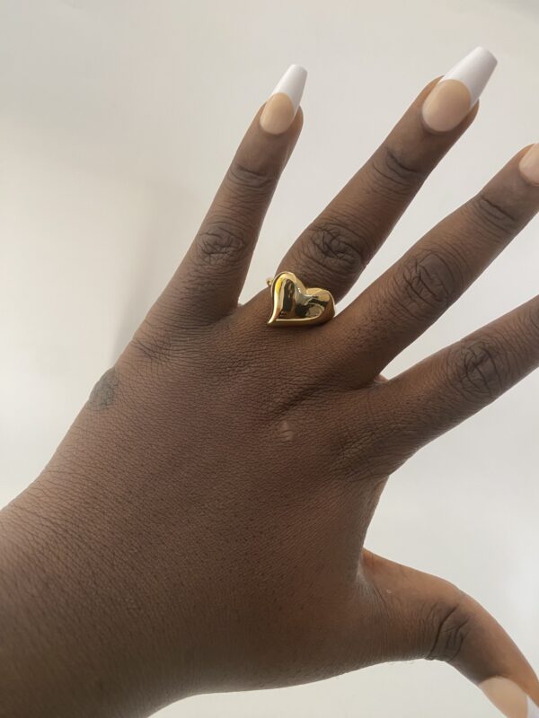 LAXY2 GOLD RING SIZE 8