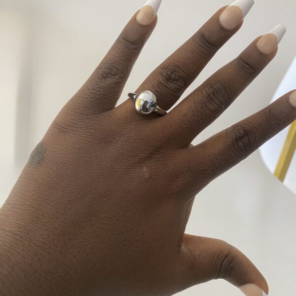 ALIYAH SILVER RING 10