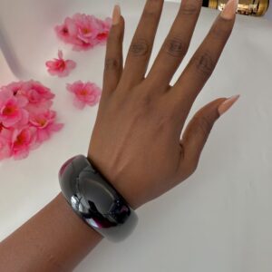 BOLD BLACK BANGLE