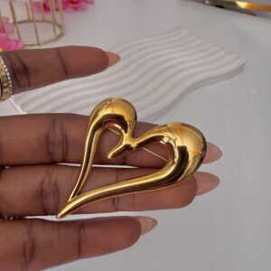 MAXI HEART BROOCH