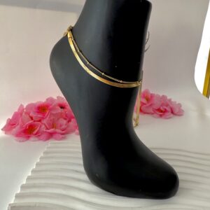 HEIRRINGBONE BALL ANKLET