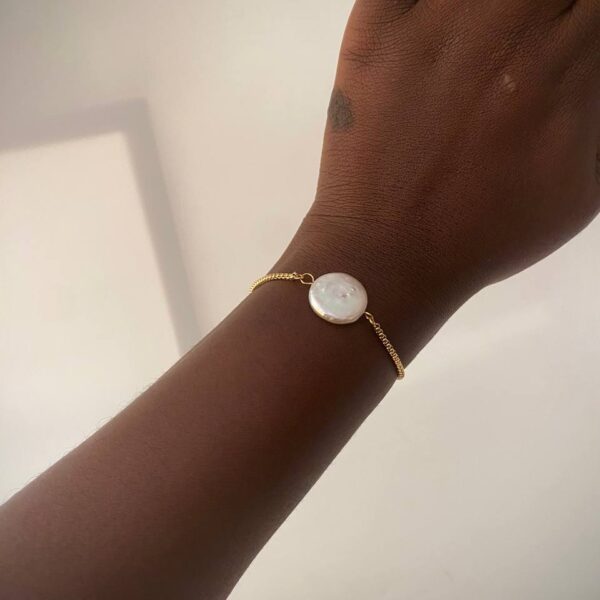 PEARL DRAWSTRING BRACELET