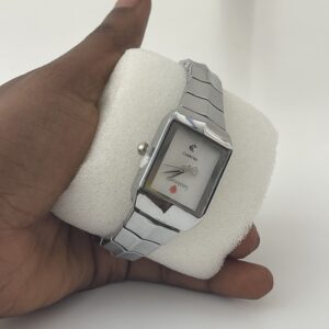 LOOKWORD WHITE FACE WATCH