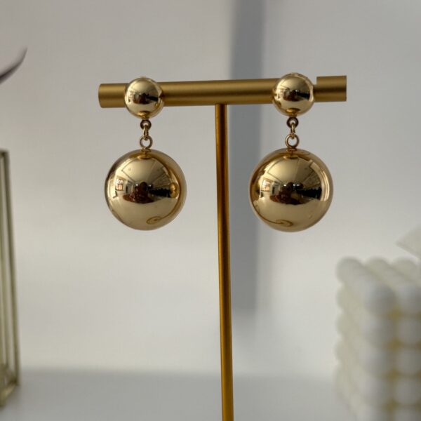 2 BALLS DROP EARRINGS