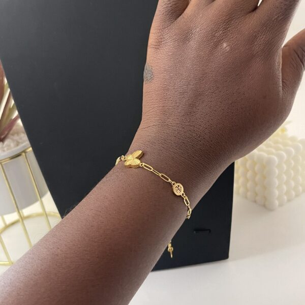 BEADED BUTTERFLY BRACELET