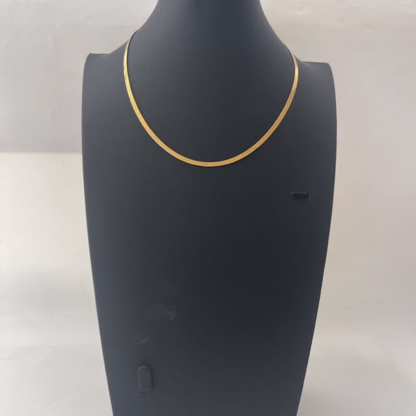16 INCHES HERRINGBONE NECKLACE