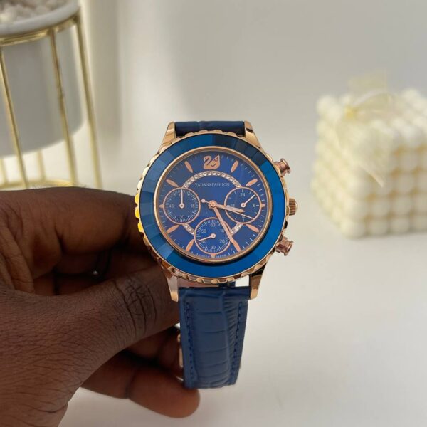 BLUE LEATHER WATCH